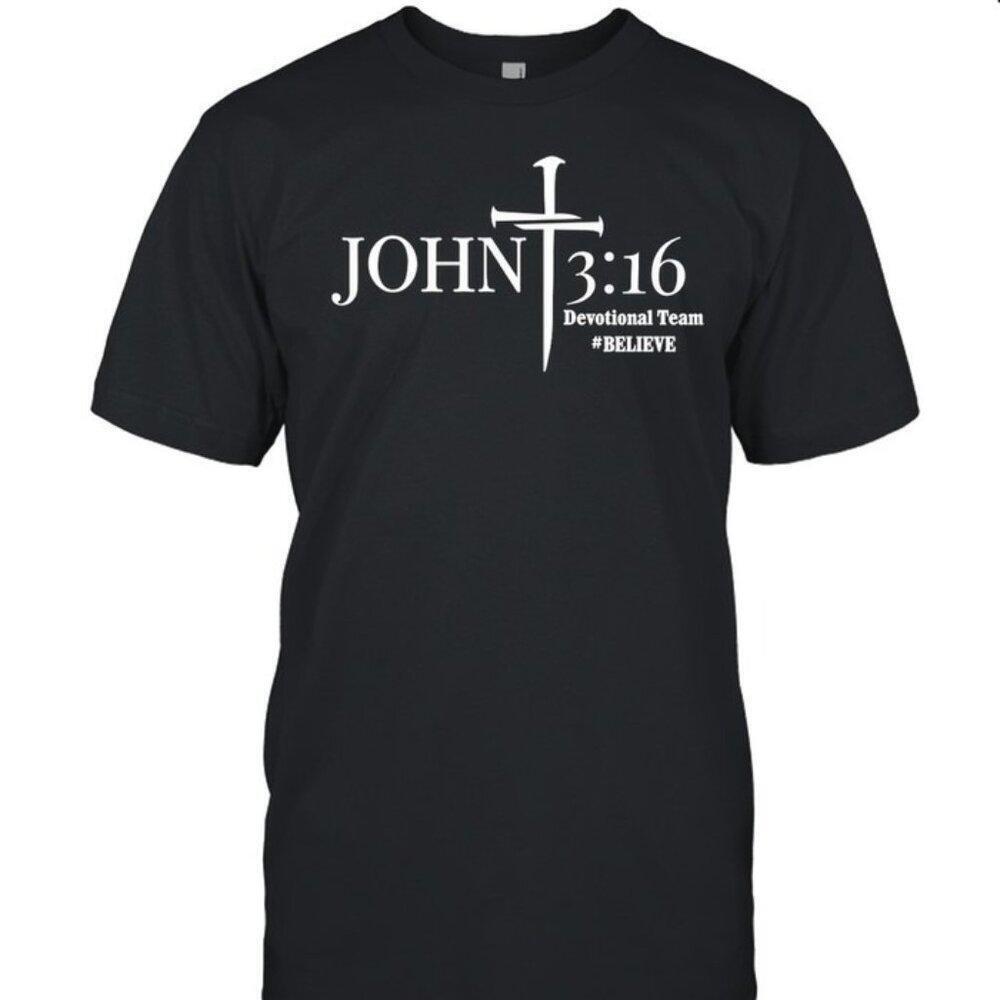 John 3 16 Devotional Team Believe Retro Faith Inspirational Collector Gift